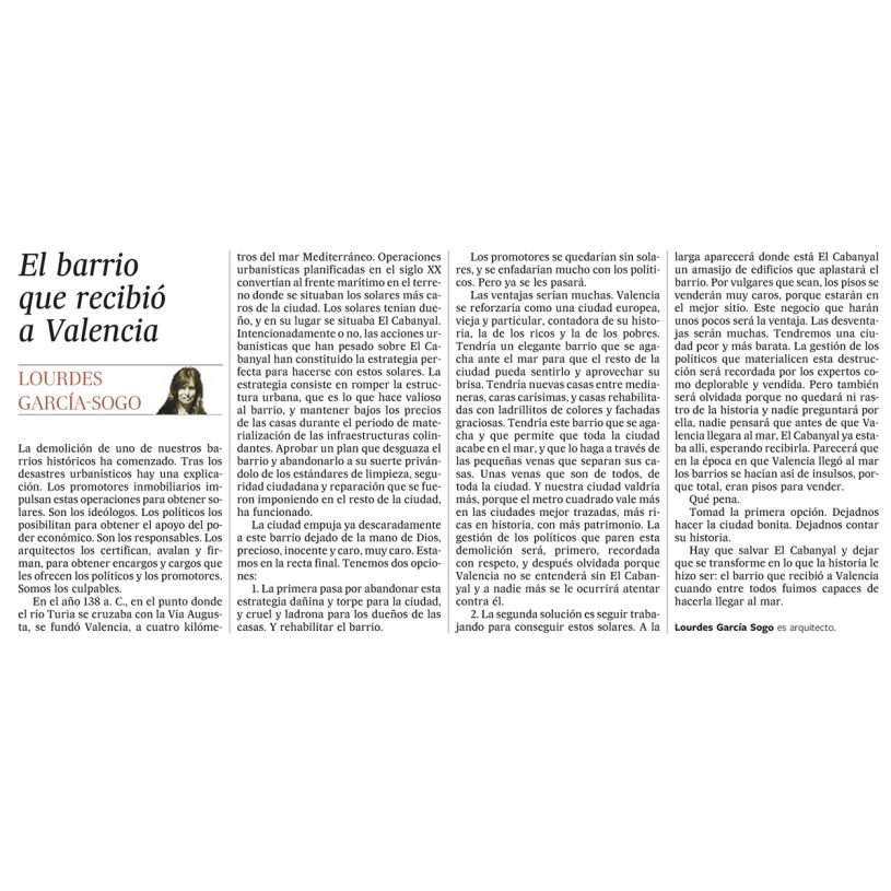 IDD201005 – Artículo en el periódico El País